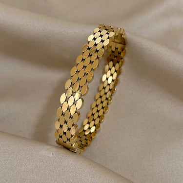 Stainless Steel Oval Bracelet